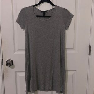 Soft grey shift dress